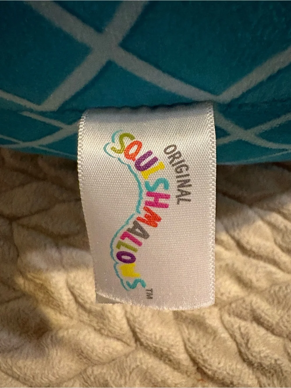 Original Squishmallows Ice Cream Sundae Plush Bag/Purse Stuffing Pillow